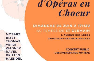 Petits airs d'Opéras à Saint Germain en Laye