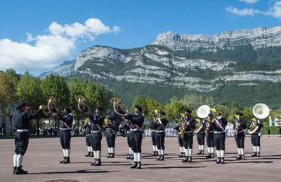 Fanfare du 27me Bataillon de Chasseur Alpins  Saint Andre de Corcy