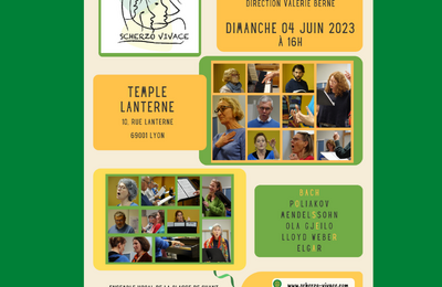 Ensemble vocal de la classe de chant Scherzo Vivace  Lyon