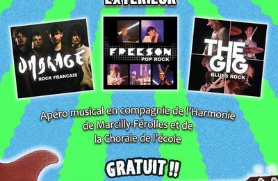 Concert Rock 3 groupes  Marcilly en Villette