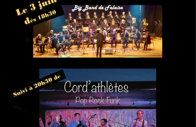 Concert gratuit BIg band jazz du pays de Falaise et Cord'athlète à Potigny
