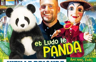 Guignol Rhône Alpes et ludo l'adorable panda à Vieille Brioude