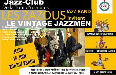 Les Vintages jazzmen et Tommy Sancton à Asnieres sur Seine