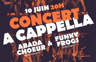 Concert a cappella Abadachoeur et Funky Frogs à Paris 15ème