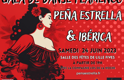 Gala De Danse Flamenco Lille 2023 Peña Estrella & Ibérica