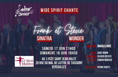Wide Spirit chante Frank Sinatra et Stevie Wonder à Versailles