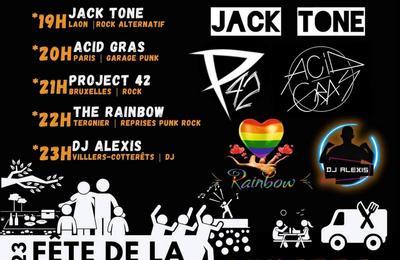Jack Tone, Acid Gras, Project 42, The Rainbow et Dj Alexis  Laon