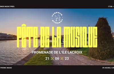 Musique sur la promenade de l'le Lacroix  Rouen
