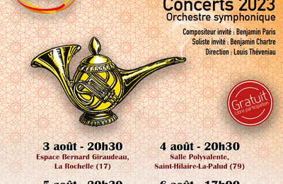 Concert de l'Orchestre Sortilge - Reflets d'Orient  Chasseneuil du Poitou