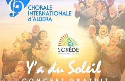 Concert avec la Chorale Internationale D'Albra  Sorede