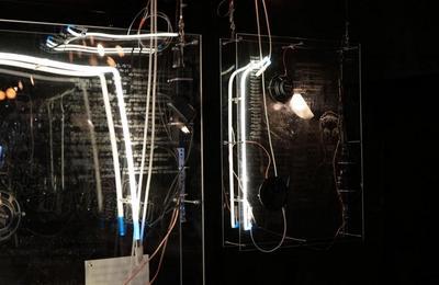 Installation sonore, symphonie des souvenirs de Charlie Aubry  Paris 19me