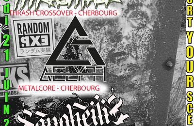 Musique Punk et Metal sous le porche  Cherbourg