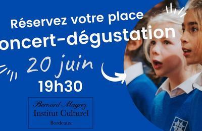 Concert-dégustation Choeur de Filles de Bordeaux à l'Institut Bernard Magrez
