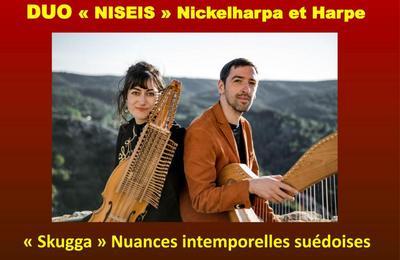 Duo Niséis, Nickelharpa et harpe à Bourg en Bresse
