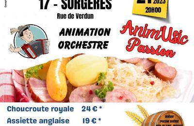 Dner bavarois et soire dansante  Surgeres