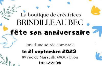 4 ans de la Boutique de cratrices Brindille au Bec  Lyon