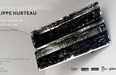 Écran noir sur fond blanc, Philippe Hurteau, Le Mètre Carré à Metz