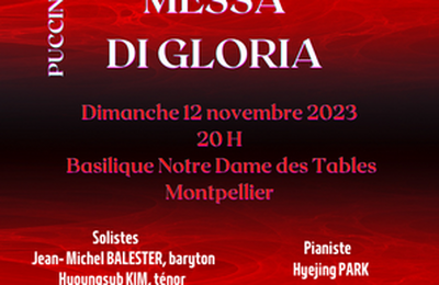 Concert du Choeur Universitaire de Montpellier Mditerrane