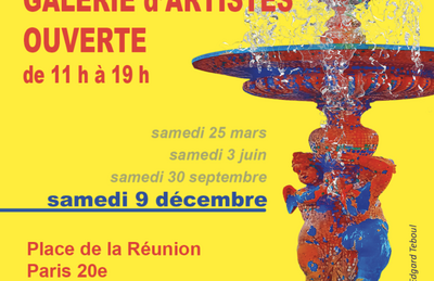8e dition de la Galerie d'Artistes Ouverte  Paris 20me
