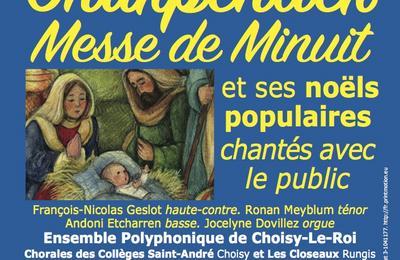 M.A.Charpentier, Messe de Minuit, Nols chants par le public  Paris 4me