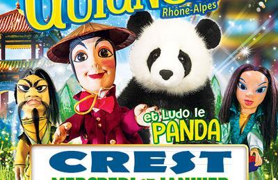 Guignol Rhône Alpes et ludo l'adorable panda à Crest