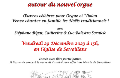 Concert de Noël en Vallée du Toulourenc à Savoillan