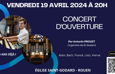 Concert d'ouverture, 140 ans dj ! Par Antonin PROUST  Rouen