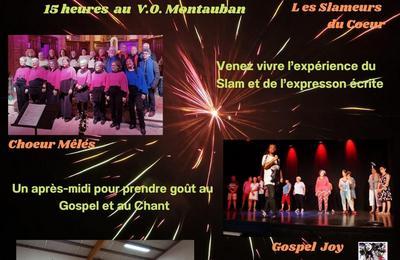 Gospel Slam et Vous, Choeurs Mls, Gospel Joy, Kumbaya Gospel Choeur  Montauban