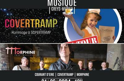 Courant d'Eire, Covertramp et  Morphine joue Indochine, Fte de la Musique  Creys Mepieu