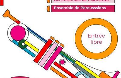 Concert des ensembles de clarinettes, cuivres et percussions de l'Harmonie de Grenoble