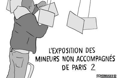 Exposition des mineurs non accompagns de Paris 2.0  Paris 18me