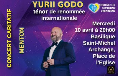 Yurii Godo, Tnor international, Concert Caritatif  Menton