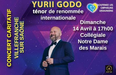 Yurii Godo, Tnor international, Concert Caritatif  Villefranche sur Saone