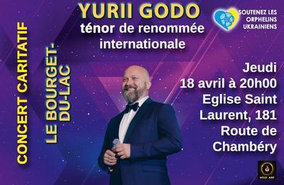 Yurii Godo, Tnor international, Concert Caritatif  Le Bourget du Lac