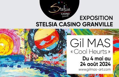 Exposition Gil Mas, peintre abstrait, Casino Stelsia  Granville
