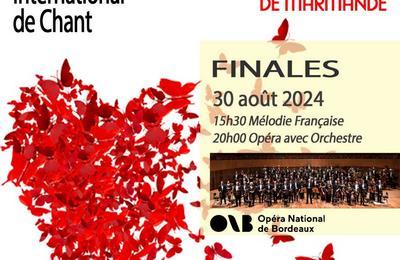 36me Concours International de Chant, Finales  Marmande