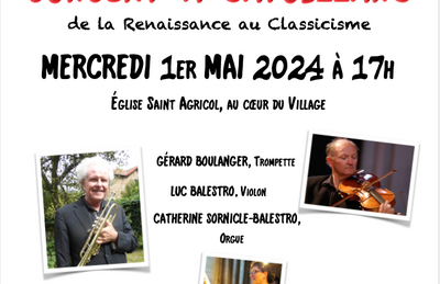 Concert Trompette, Violon et Orgue  Savoillan