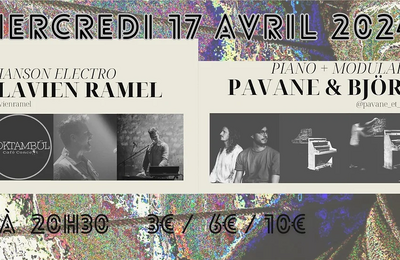 Flavien Ramel, chanson lectro, Pavane and Bjrn, Nomad modular synth et upright piano  Rennes