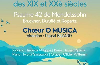 Concert Psaumes et motets des XIX et XX sicles  Le Vesinet