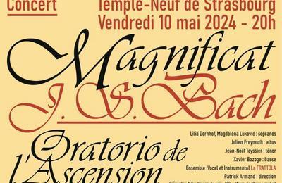 CONCERT Magnificat et Oratorio de l'Ascension JS BACH  Strasbourg