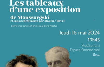 90 minutes avec Les Tableaux d'une Exposition de Modeste Moussorgsky  Bruz
