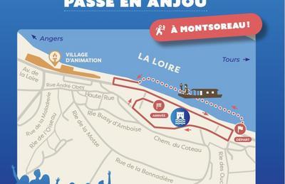 Passage  Montsoreau de la Flamme olympique
