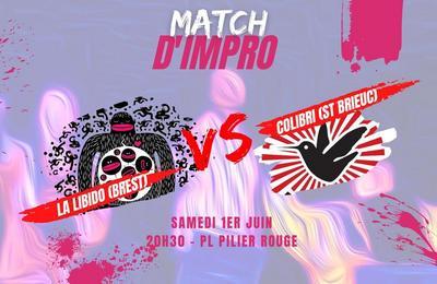 Match d'impro : La Libido (Brest) vs Le Colibri (Saint-Brieuc)