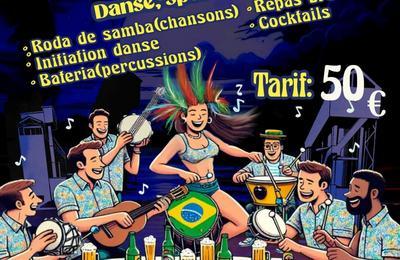 Diner Spectacle Brazil Show - concert - initiation Danse  Teloche