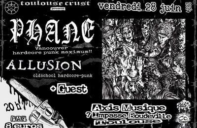 Concert Hardcore-punk Avec Phane, Allusion, Turbo Colere et Timmy Trampeater  Toulouse
