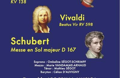 Mozart, Vivaldi, Schubert  Poissy