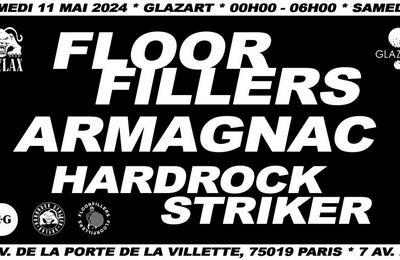 Skylax x Glazart avec Floorfillers, Armagnac, Hardrock Striker  Paris 19me