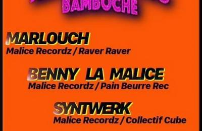 Soire techno Malice Recordz All night long Bamboche  Cleon d'Andran