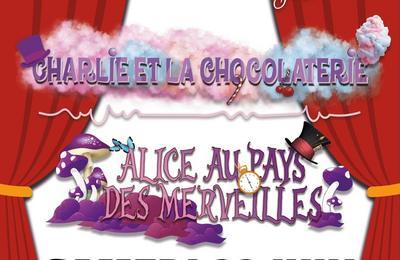 Thtre Pour Tous prsente Charlie et la Chocolaterie et Alice au Pays des Merveilles  Blanzy