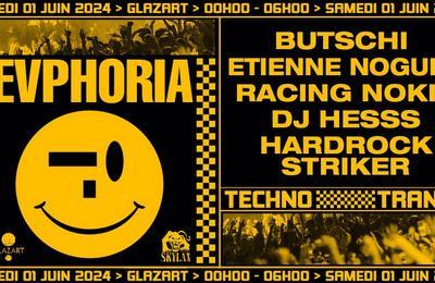 Evphoria, Glazart avec Butschi, Etienne Nogues, Racing Nokia, DJ Hesss, Hardrock Striker  Paris 19me